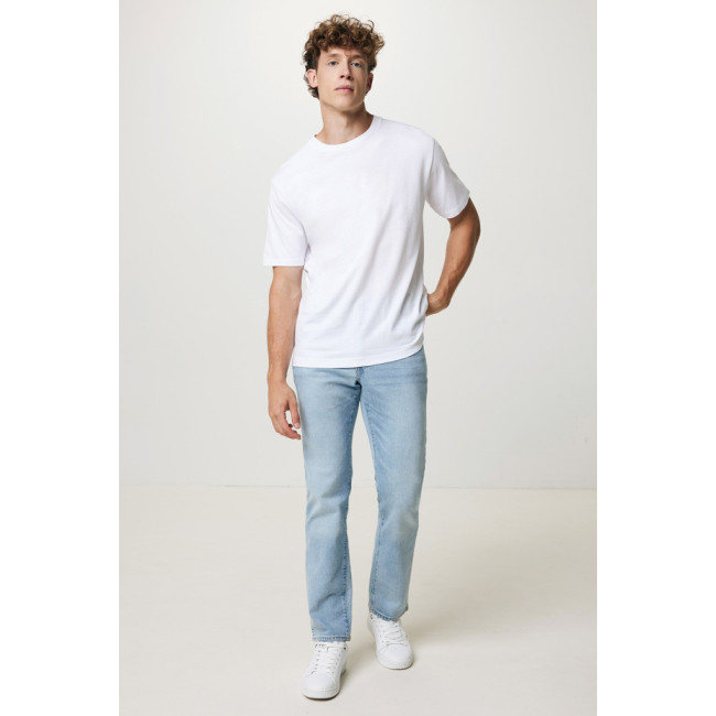 T-shirt personnalisé coupe boxy en coton recyclé Iqoniq Teide 