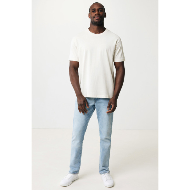 T-shirt personnalisé coupe boxy en coton recyclé Iqoniq Teide 