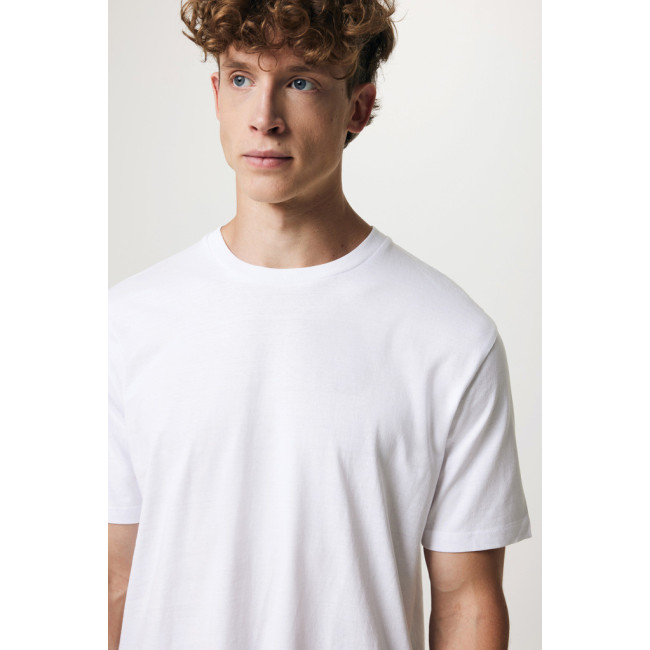T-shirt personnalisé coupe boxy en coton recyclé Iqoniq Teide 