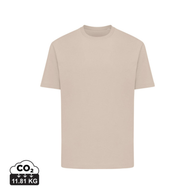 T-shirt personnalisé coupe boxy en coton recyclé Iqoniq Teide 