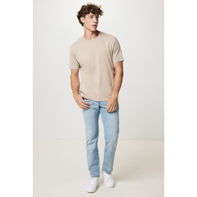T-shirt personnalisé coupe boxy en coton recyclé Iqoniq Teide 