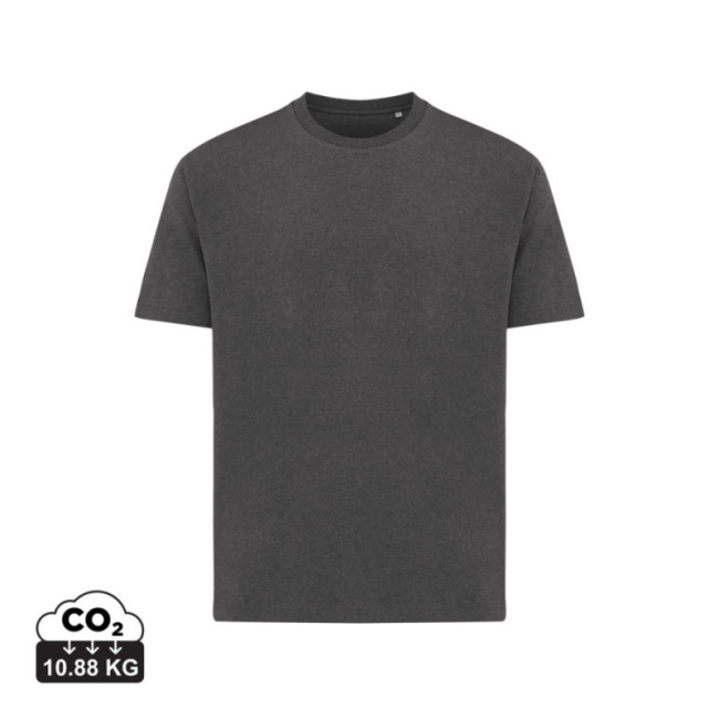 T-shirt personnalisé coupe boxy en coton recyclé Iqoniq Teide 