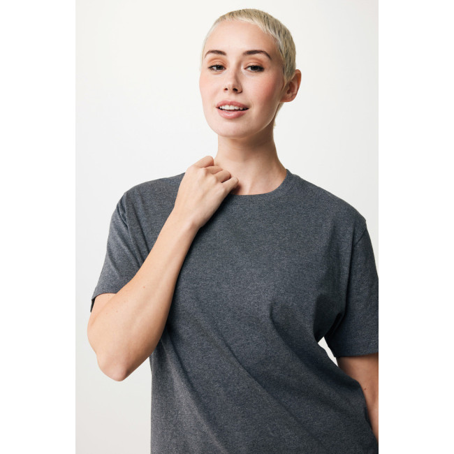 T-shirt personnalisé coupe boxy en coton recyclé Iqoniq Teide 