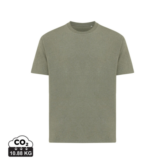 T-shirt personnalisé coupe boxy en coton recyclé Iqoniq Teide 