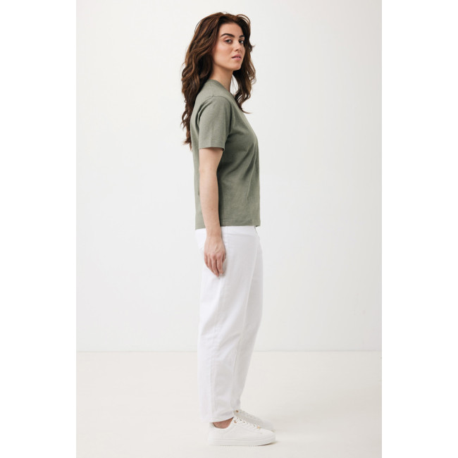 T-shirt personnalisé coupe boxy en coton recyclé Iqoniq Teide 