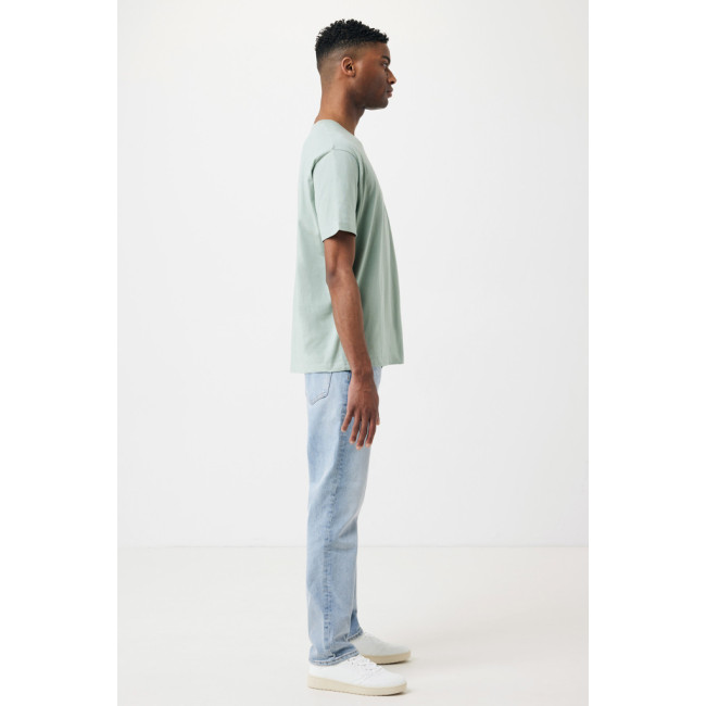T-shirt personnalisé coupe boxy en coton recyclé Iqoniq Teide 