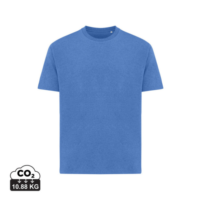 T-shirt personnalisé coupe boxy en coton recyclé Iqoniq Teide 