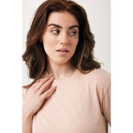 T-shirt personnalisé coupe boxy en coton recyclé Iqoniq Teide 