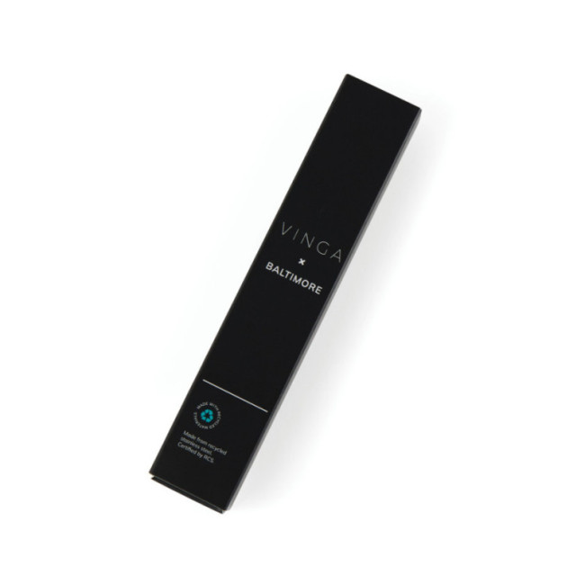 Stylo publicitaire en acier inoxydable RCS VINGA Baltimore 
