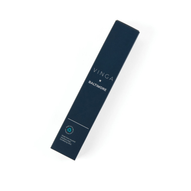 Stylo publicitaire en acier inoxydable RCS VINGA Baltimore 