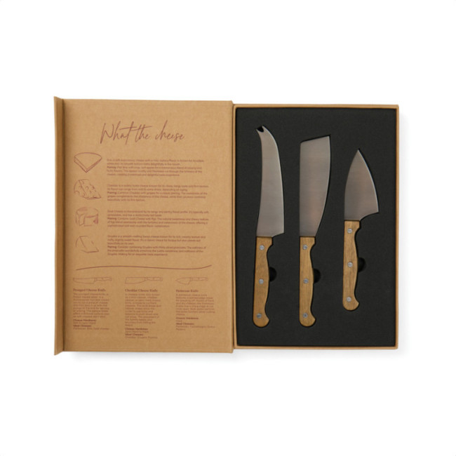 Coffret cadeau personnalisé VINGA Histoire du fromage 