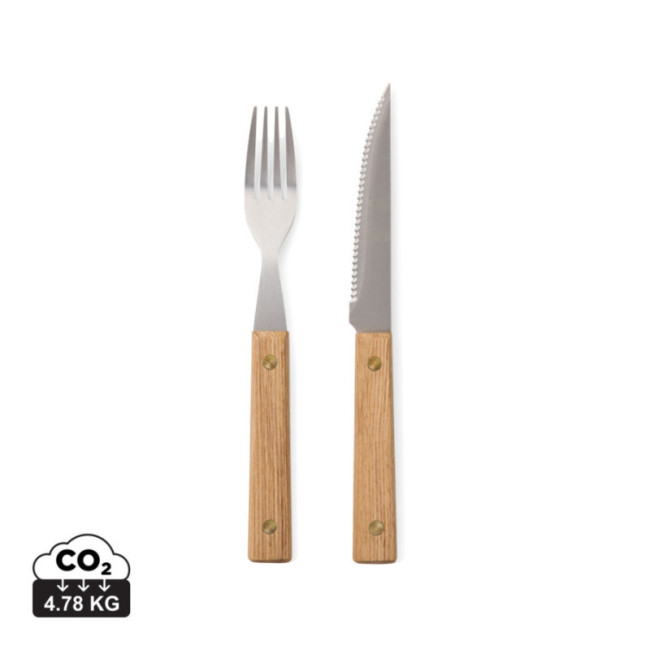Set de couverts personnalisés 8pcs VINGA Paso 
