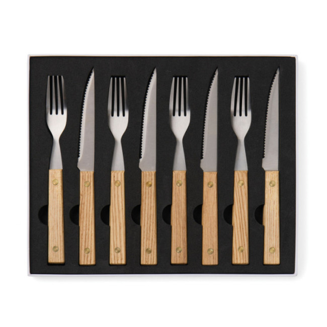 Set de couverts personnalisés 8pcs VINGA Paso 