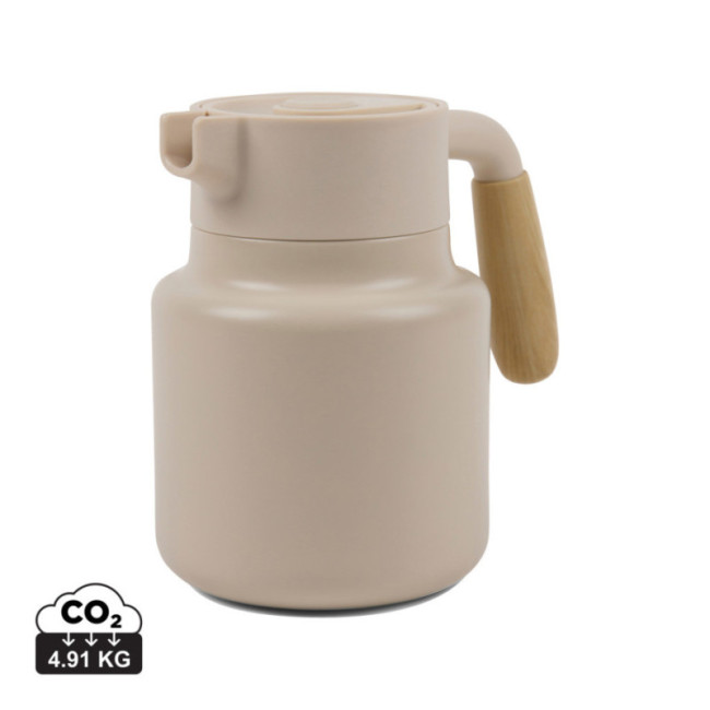 Pichet personnalisé en inox recyclé VINGA Arbe 1,2L 