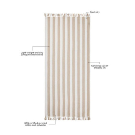 Serviette hammam personnalisée VINGA Ornos 