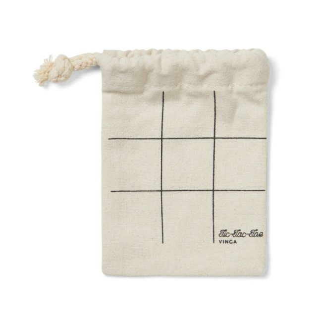 Jeu de morpion personnalisable en bois FSC® VINGA 