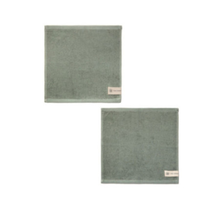 Lot de 2 serviettes invité personnalisées VINGA Birch 30x30 