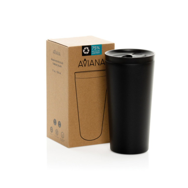 Mug isotherme personnalisé en inox recyclé Rowan 500 ml 