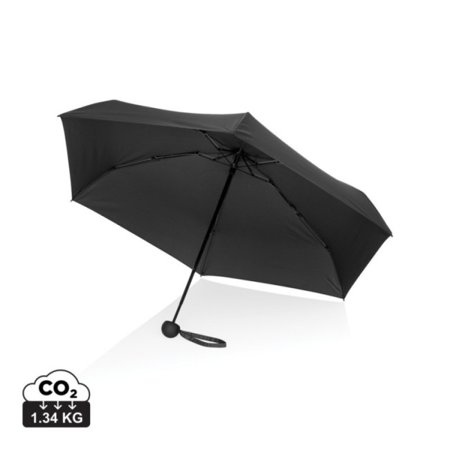 Mini parapluie personnalisé en rPET 190T pongé 