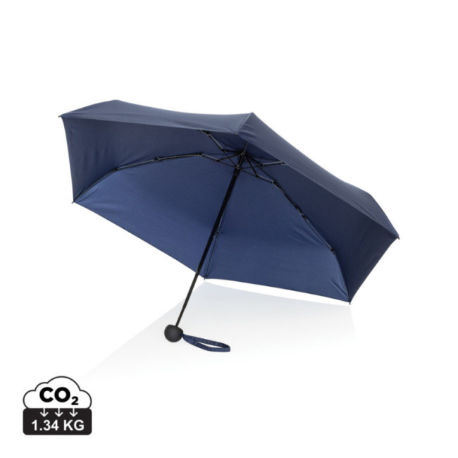 Mini parapluie personnalisé en rPET 190T pongé 