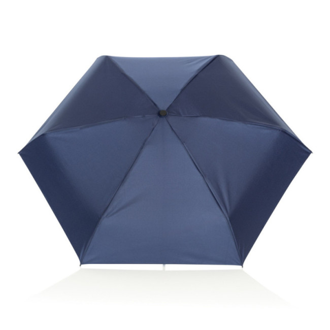 Mini parapluie personnalisé en rPET 190T pongé 