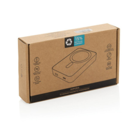 Powerbank magnétique 10 000 mAh Amporia 