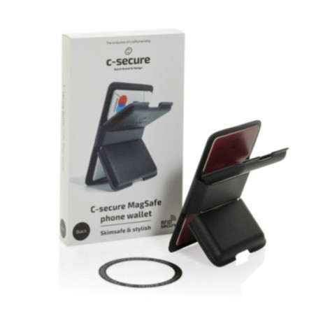 Porte-cartes magnétique pour téléphone MagSafe C-Secure 