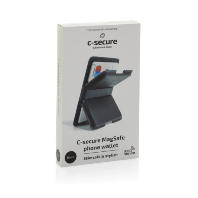 Porte-cartes magnétique pour téléphone MagSafe C-Secure 