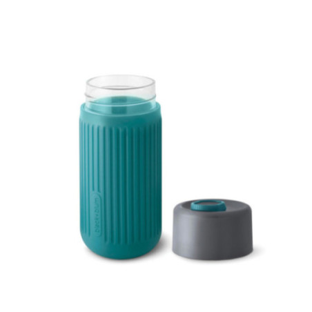 Mug de voyage personnalisé en verre Black+Blum 340 ml 