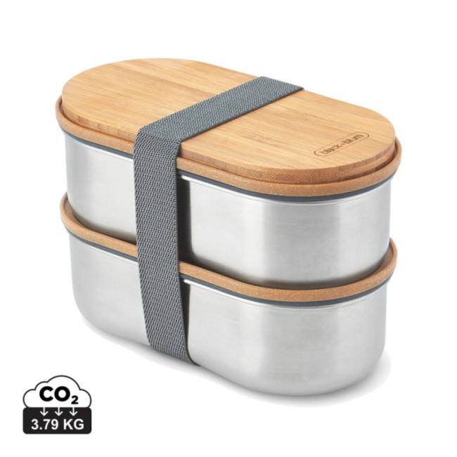 Bento personnalisé en acier inoxydable Black+Blum 
