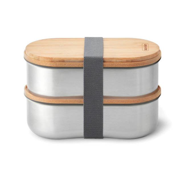 Bento personnalisé en acier inoxydable Black+Blum 