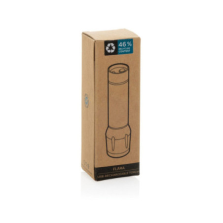 Lampe torche publicitaire rechargeable Flara 