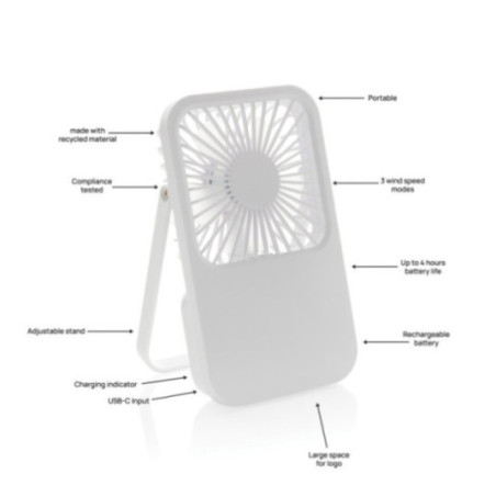 Ventilateur de bureau personnalisé Aervina 