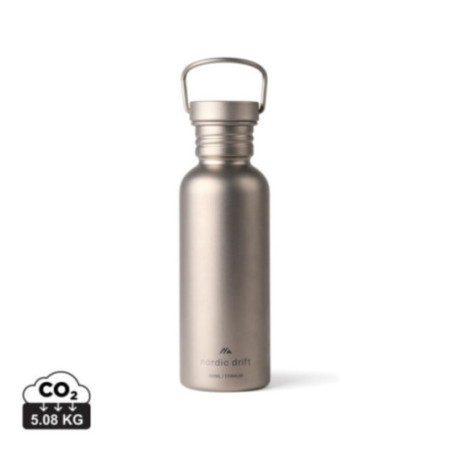 Gourde ultra légère titane Nordic Drift Trail 600 ml 