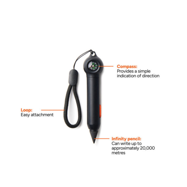 Crayon infini avec boussole intégrée Nordic Drift Trail 