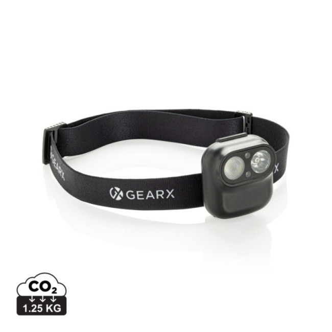 Lampe frontale avec capteur de mouvement Gear X 