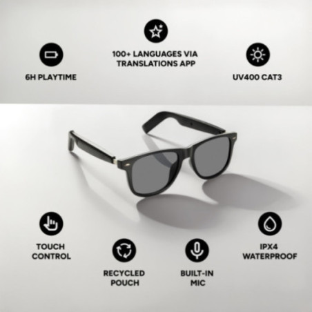Lunettes de soleil avec fonction traduction Miro 