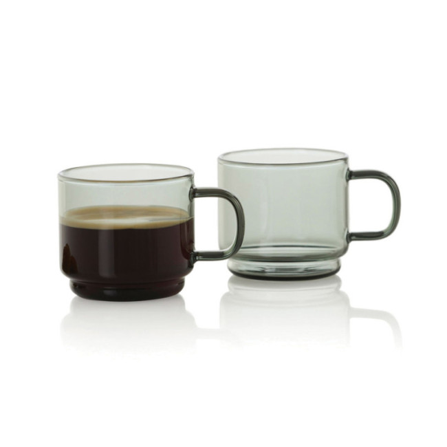 Lot de 2 tasses à expresso Adhoc Impact 70 ml 
