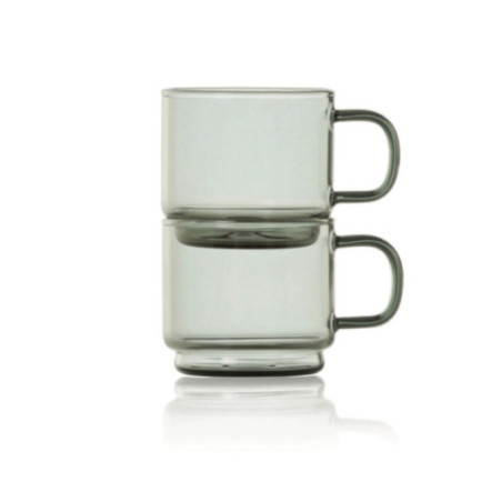 Lot de 2 tasses à expresso Adhoc Impact 70 ml 