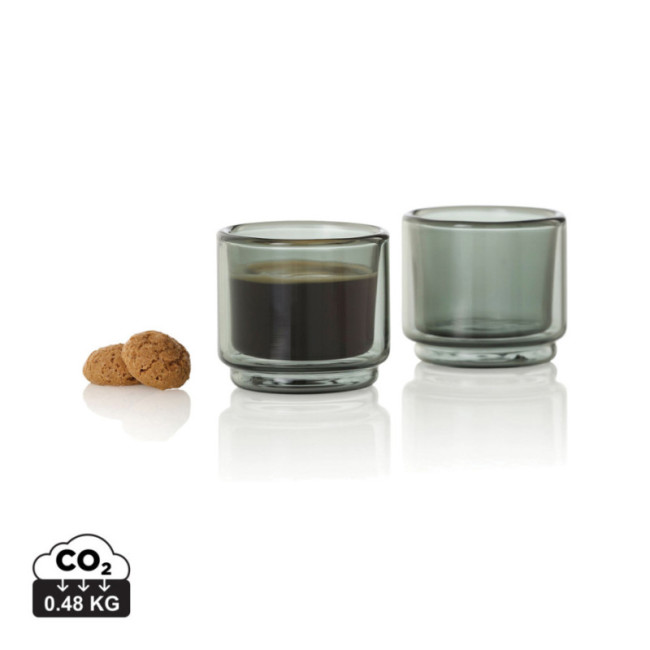 Lot de 2 tasses à expresso Adhoc Impact 45 ml 