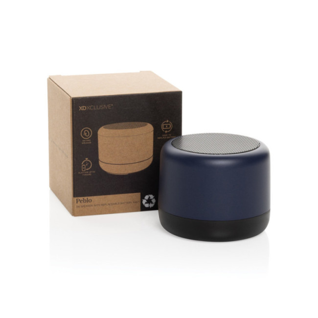 Enceinte 3W avec batterie amovible Peblo 