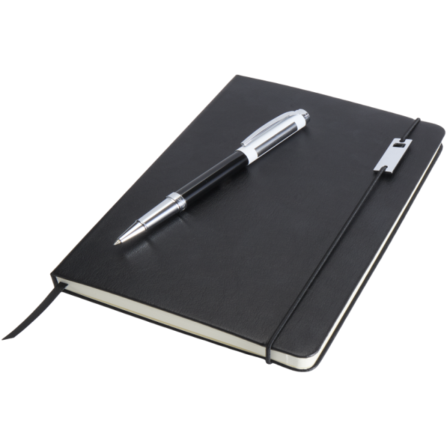 Coffret cadeau carnet A5 et stylo roller Legato Elegance 