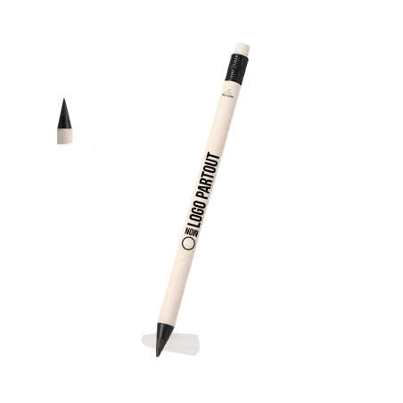 Crayon infini publicitaire en carton de lait Horocks 