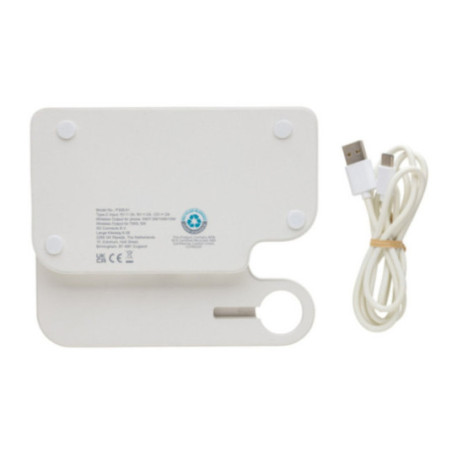 Double chargeur sans fil personnalisé avec emplacement iWatch 