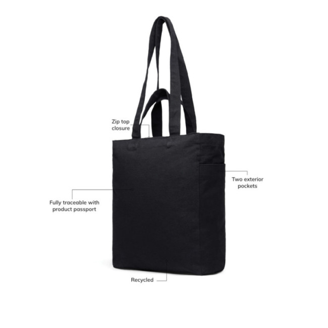Tote bag personnalisé en toile recyclée VINGA Hilo 