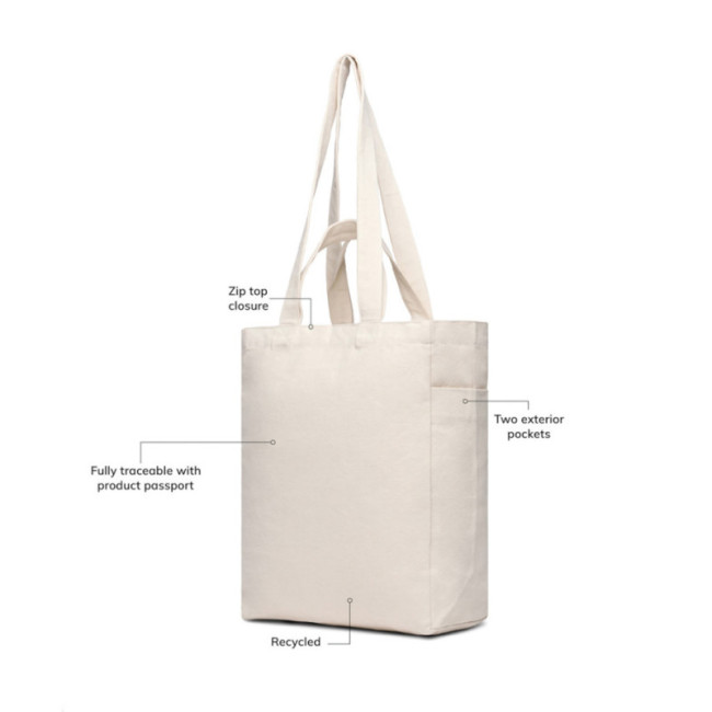 Tote bag personnalisé en toile recyclée VINGA Hilo 