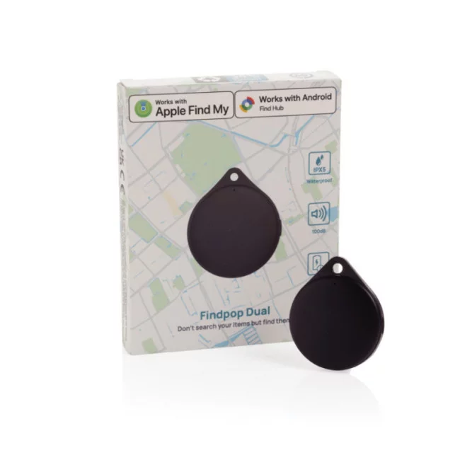 Géolocaliseur en plastique recyclé Findpop Dual 