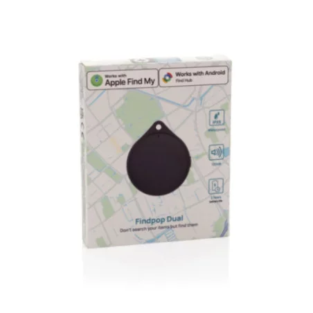 Géolocaliseur en plastique recyclé Findpop Dual 