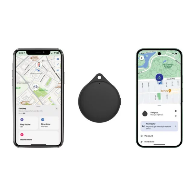 Géolocaliseur en plastique recyclé Findpop Dual 