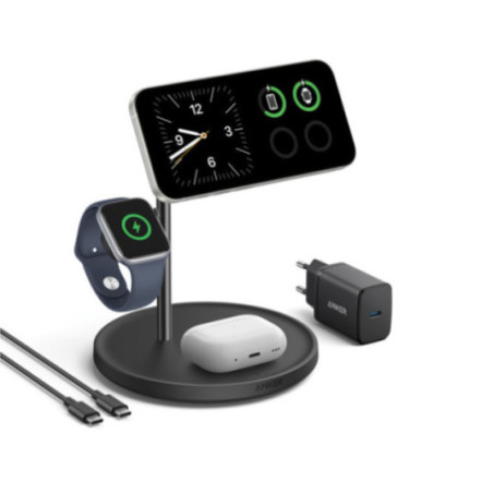 Support de recharge sans fil 3-en-1 Anker MagGo 